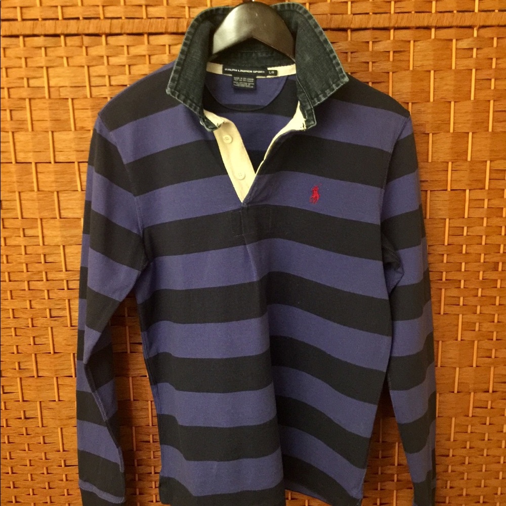 πΊ{{{ SΜ·OΜ·LΜ·DΜ· }}}πΊ Ralph Lauren Sport Shirt - Picture 1 of 4